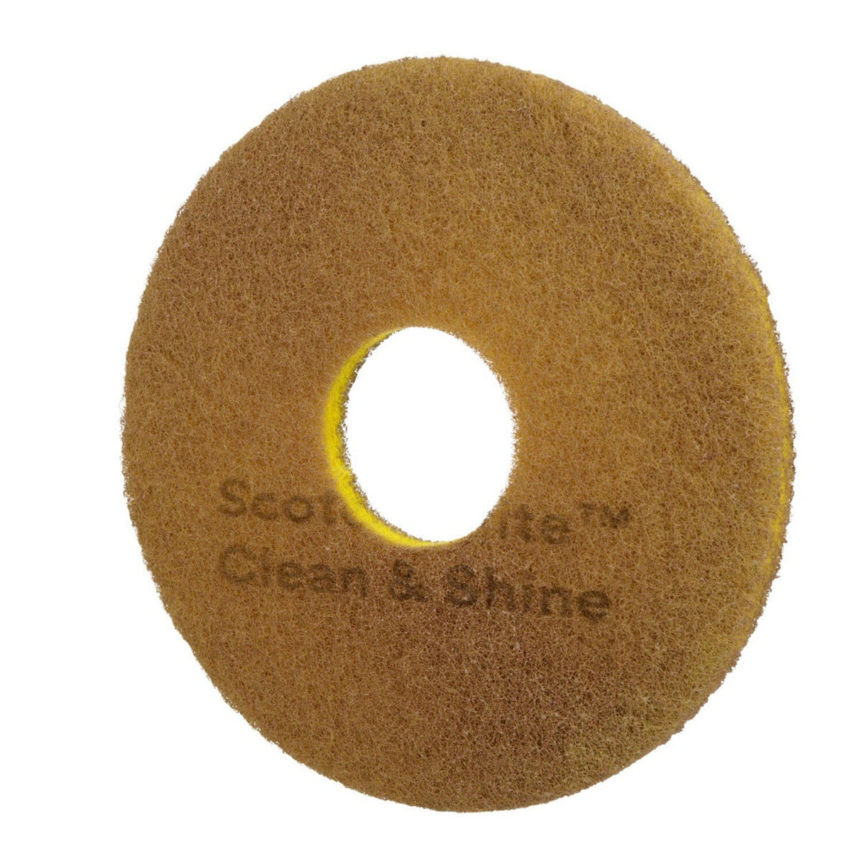 3M Scotch-Brite Clean and Shine Pad, Brown, Super Fine, 11 in (7100148036) (5 Pack) - 3