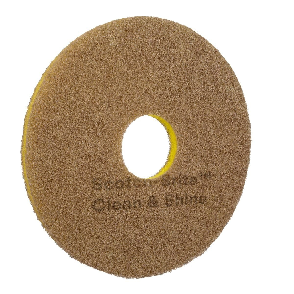 3M Scotch-Brite Clean and Shine Pad, Brown, 13 in (7100148049) (5 Pack) - 2