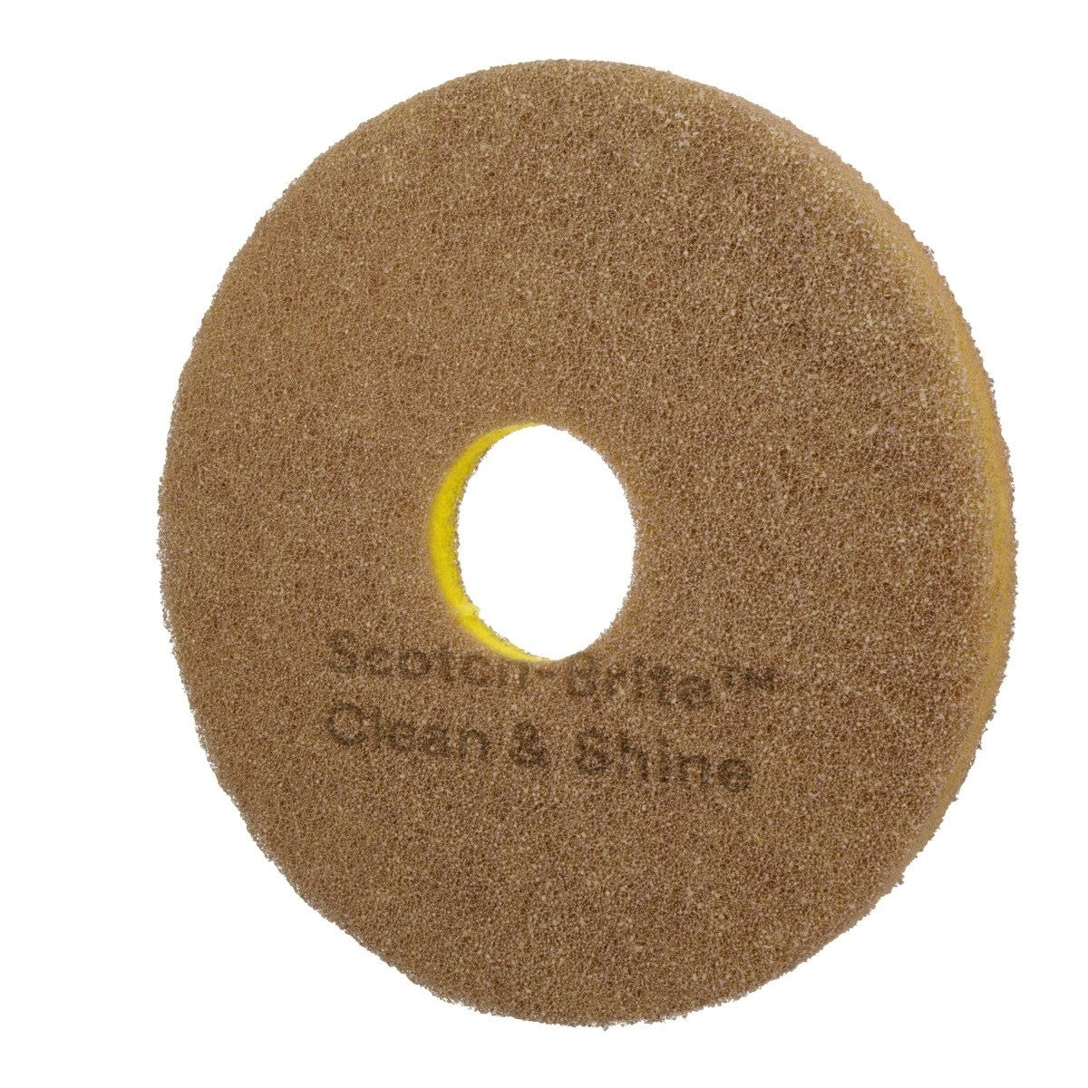3M Scotch-Brite Clean and Shine Pad, Brown, 13 in (7100148049) (5 Pack) - 3