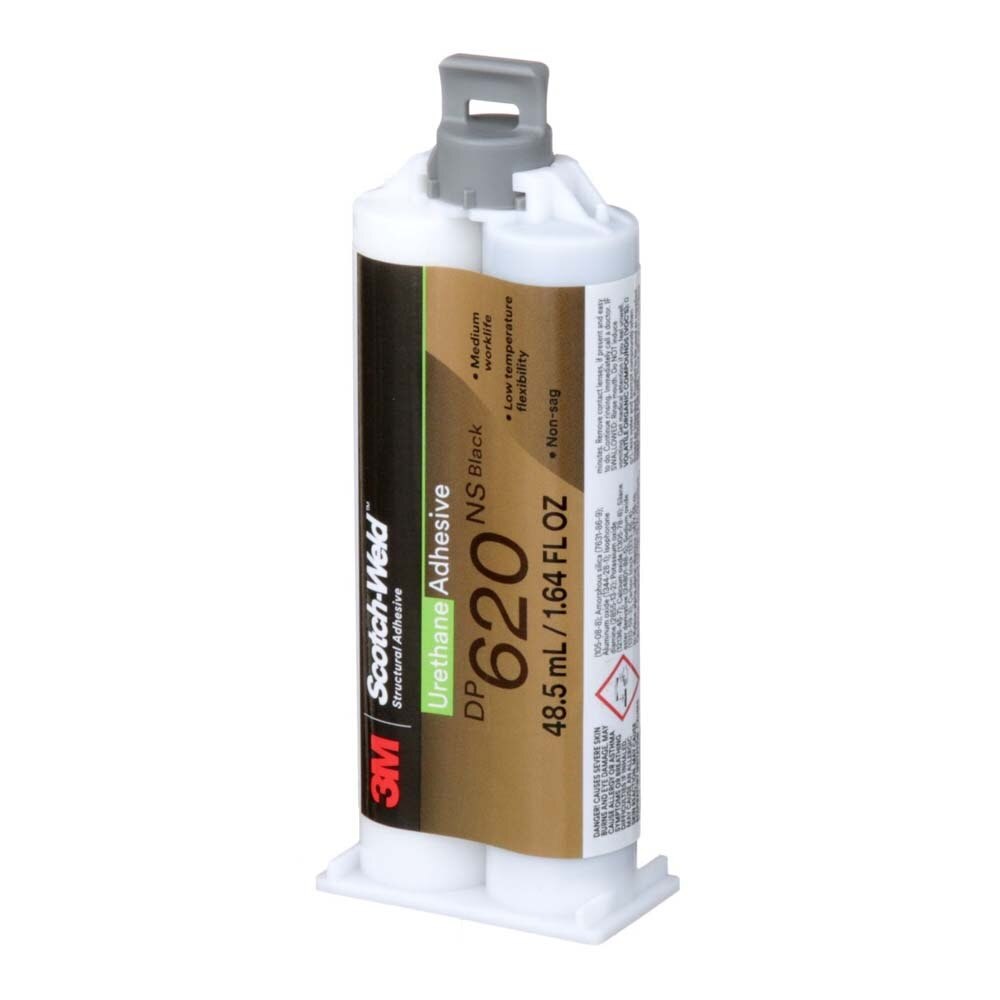 3M 7100148737 Scotch-Weld Urethane Adhesive DP620NS Black Duo-Pak, 48.5 mL (1.64 fl oz) - 4