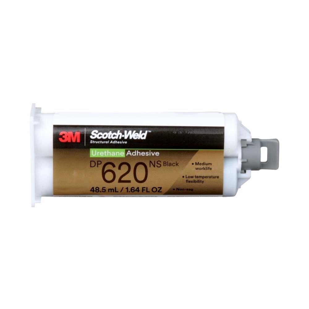 3M 620NS 620 Scotch-Weld Urethane Adhesive DP Black Duo-Pak, 48.5 mL (1.64 fl oz) (7100148737) - 7