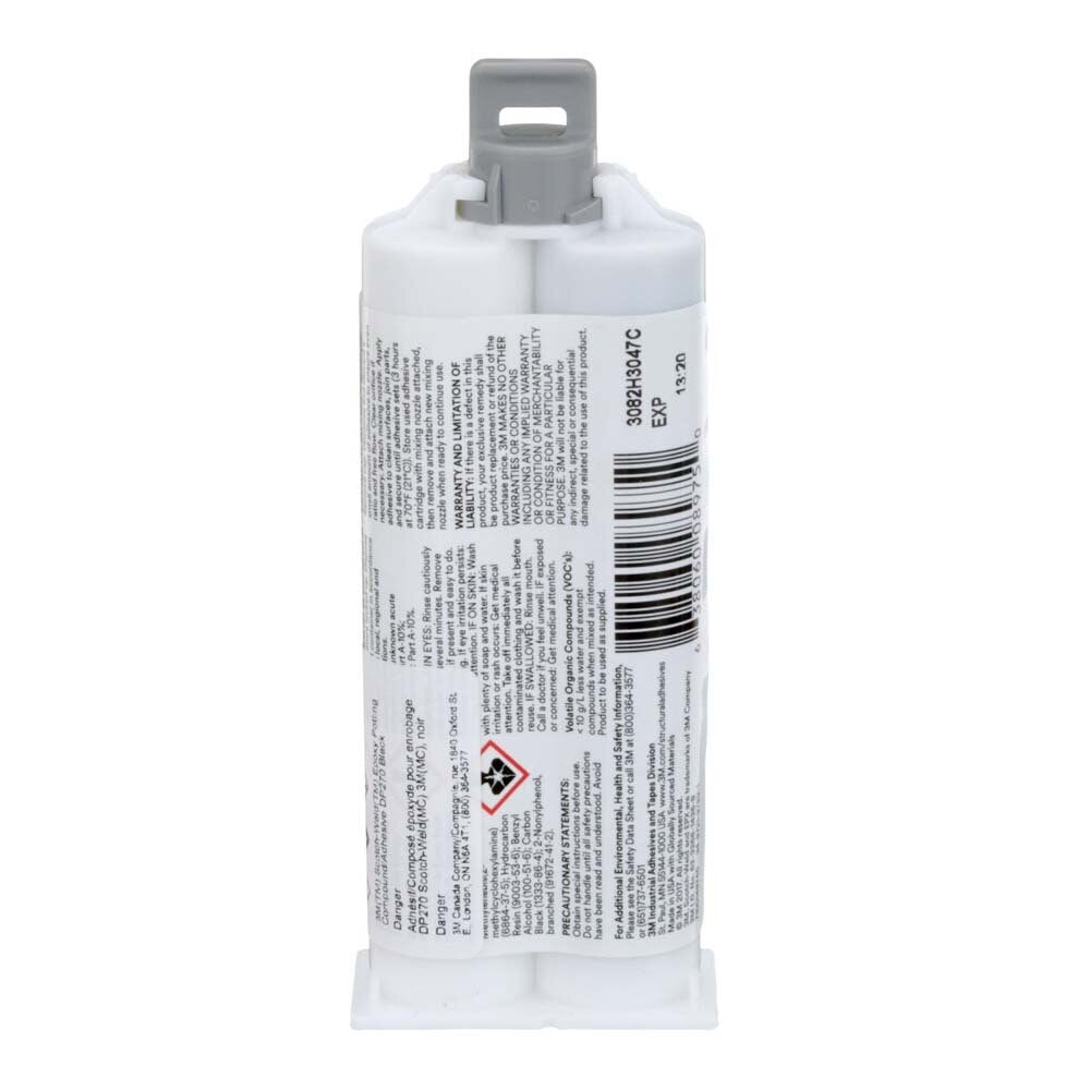 3M DP270 DP270-1.64OZ-BLK Scotch-Weld Epoxy Potting Compound Black Duo-Pak (48.5 mL) (7100148745) - 4