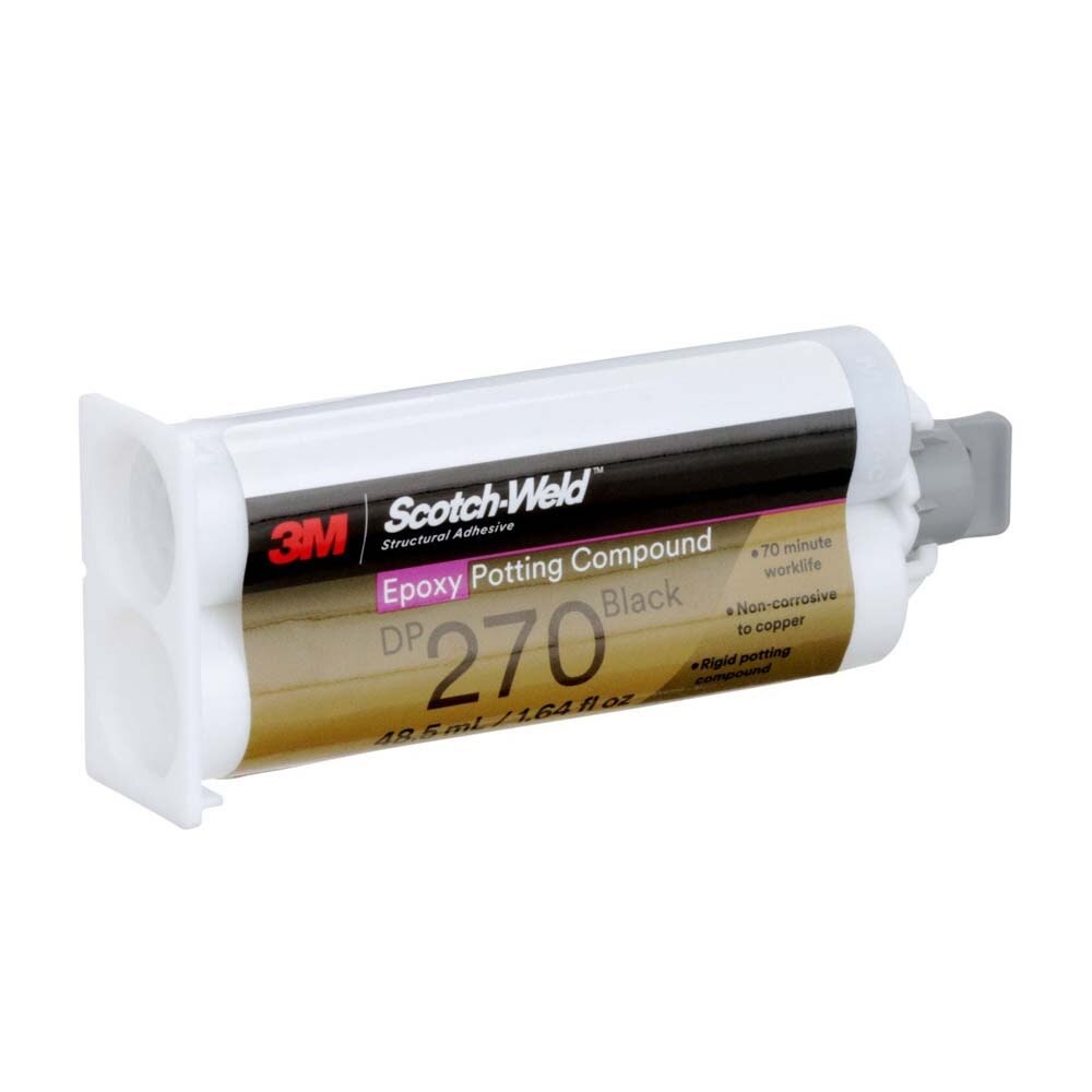 3M DP270 DP270-1.64OZ-BLK Scotch-Weld Epoxy Potting Compound Black Duo-Pak (48.5 mL) (7100148745) - 6