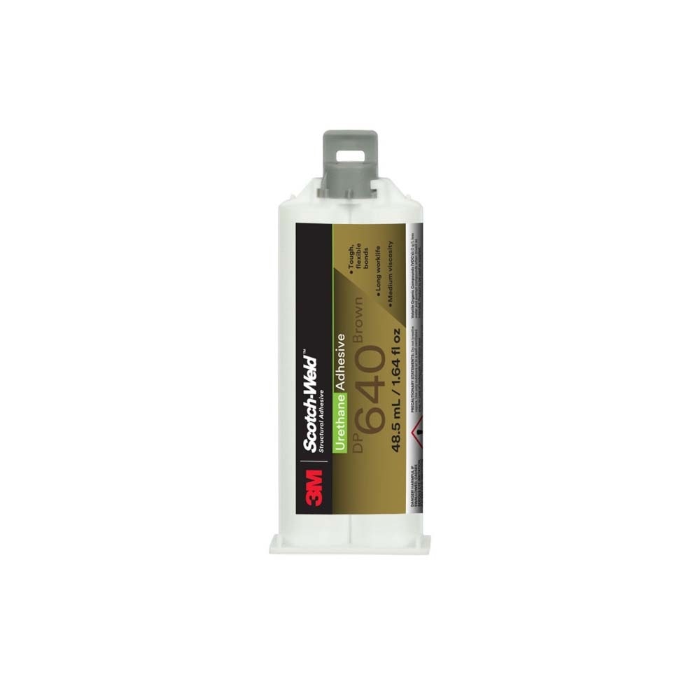 3M 640 Scotch-Weld Urethane Adhesive DP, Brown, Duo-Pak (48.5 mL) (7100148761)