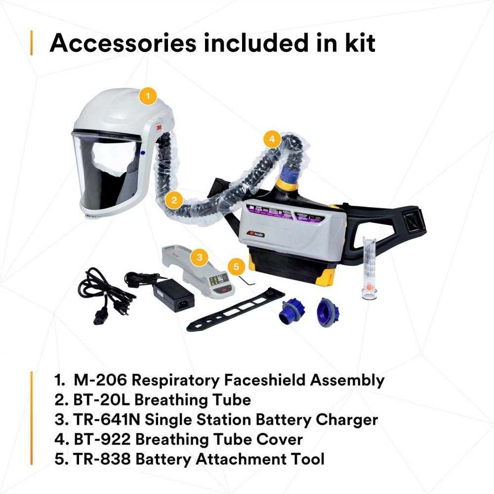 3M TR-800-PSK 94248 / Versaflo Powered Air Purifying Respirator Painters Kit (AAD) (7100150922) - 4