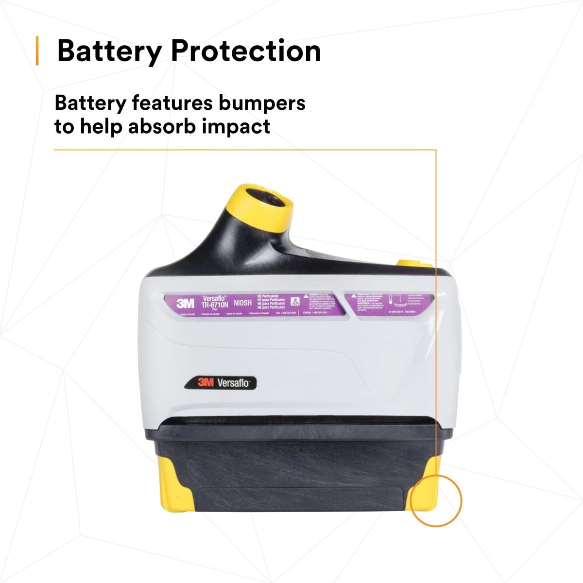 3M 94243 TR-830 Versaflo Battery, Intrinsically Safe, for TR-800 PAPR (7100150925) - 10