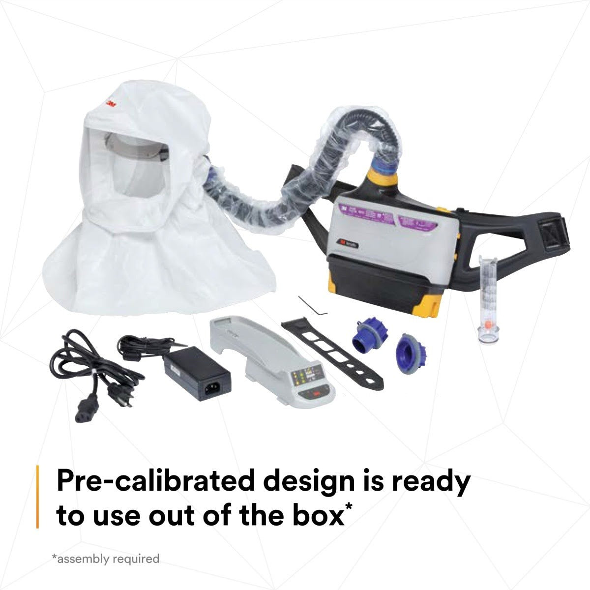 3M 1334271 Versaflo Powered Air Purifying Respirator Easy Clean Kit TR-800-ECK (7100150926) - 4