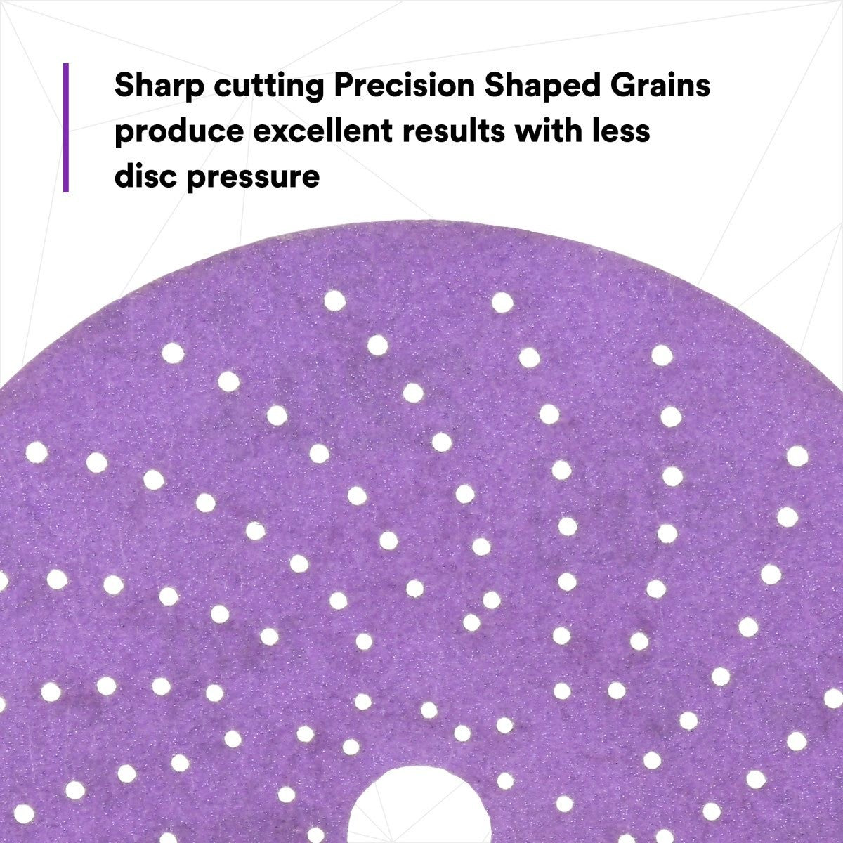3M 737U 31481 Cubitron II Hookit Abrasive Disc, 6 in, 220+, Purple (7100155285) (200 Pack) - 4