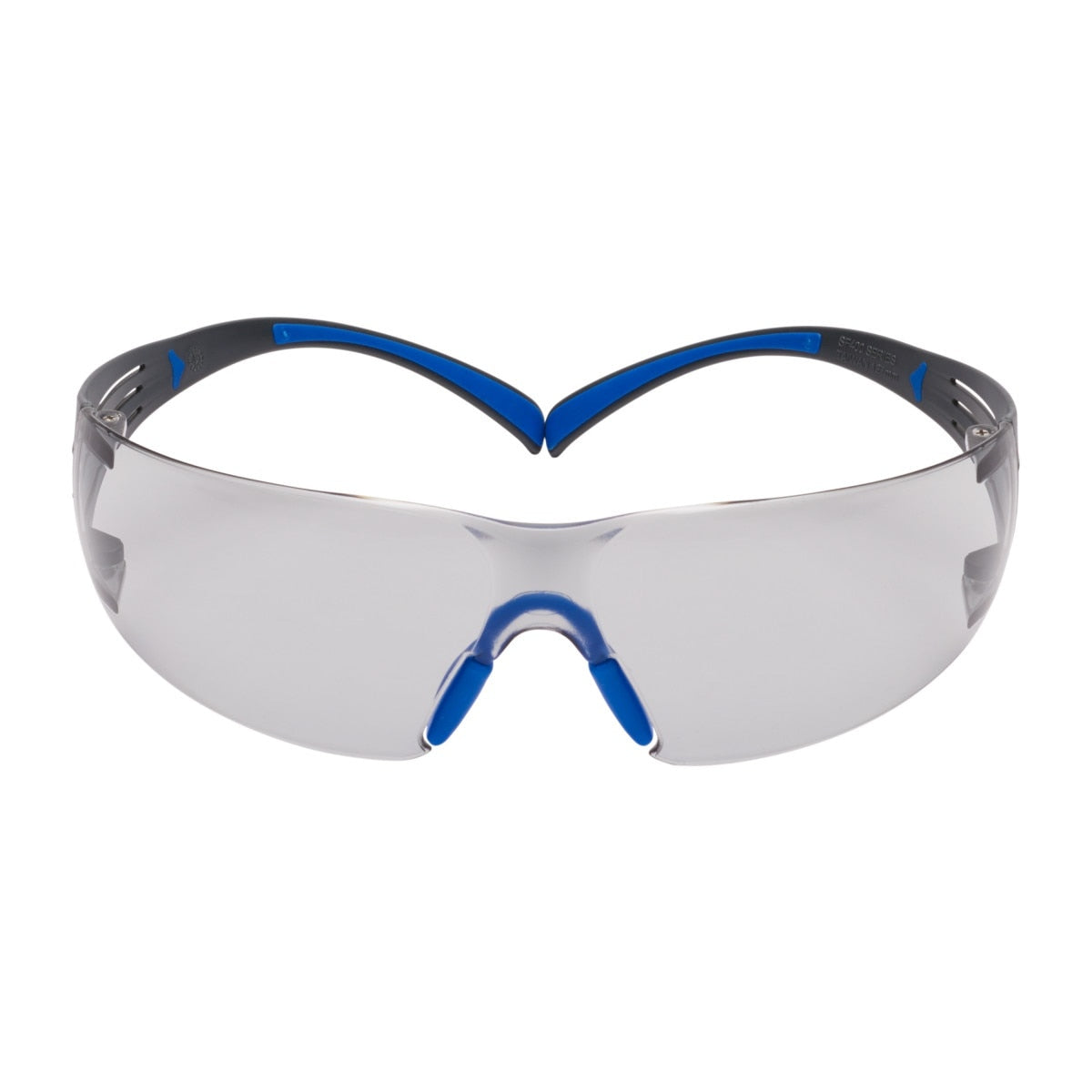 3M SF407SGAF-BLU SecureFit Safety Glasses, 400 Series, ANSI Z87.1, Indoor/Outdoor Gray Lens, Blue/Gray Frame, Anti-Fog Anti-Scratch (7100156103) (20 Pack)