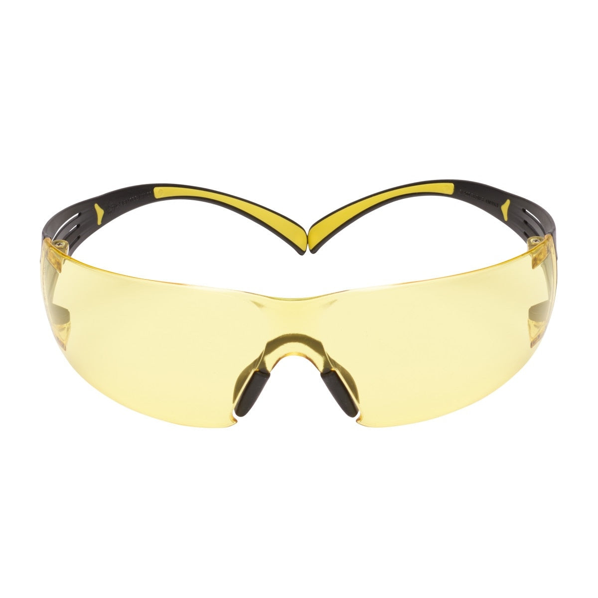 3M SF403SGAF-YEL SecureFit Scotchgard Safety Glasses, Amber Lens, Yellow/Black Frame, Anti-Fog, Anti-Scratch, ANSI Z87 (SF403SGAF-YEL) (7100158219) (Case of 20) (20 Pack)