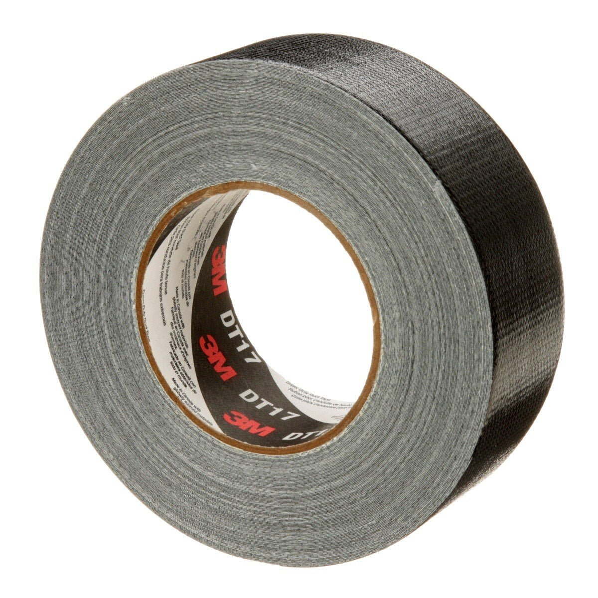 3M DT17 Super Duty Duct Tape, Black, 17 mil, 48 mm x 32 m (7100158390) (24 Pack) - 3