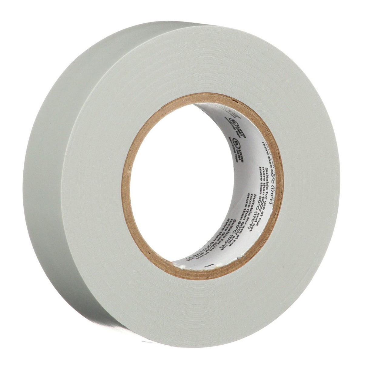 3M 165 Temflex Vinyl Electrical Tape, Gray, 0.75 in x 60 ft, 6 mil (165GY4A) (7100169192) (10 Roll Pack) (10 Pack) - 7