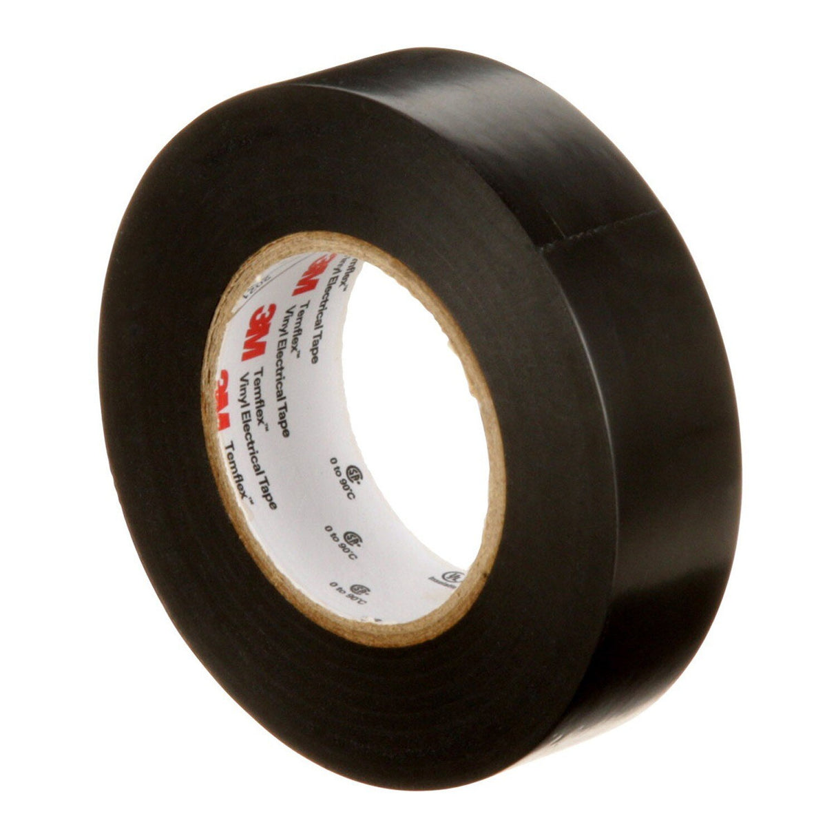 3M 165BK4A Temflex Vinyl Electrical Tape 165 Black 3/4 in x 60 ft x 0 in Multi-Purpose (7100169254) - 7