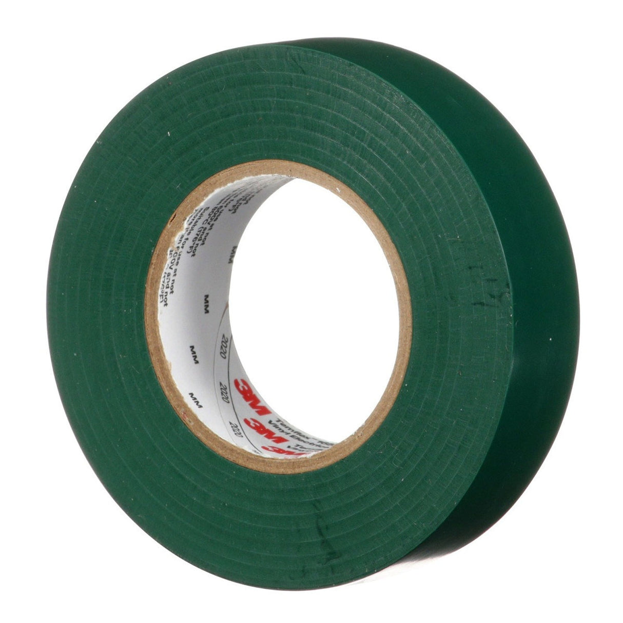3M 165 Temflex Multi-Purpose Vinyl Electrical Tape, Green, 3/4 in x 60 ft, 6 mil, 600 V, PVC, Flame Retardant (165GR4A) (7100169430) (10 Rolls) (10 Pack) - 5