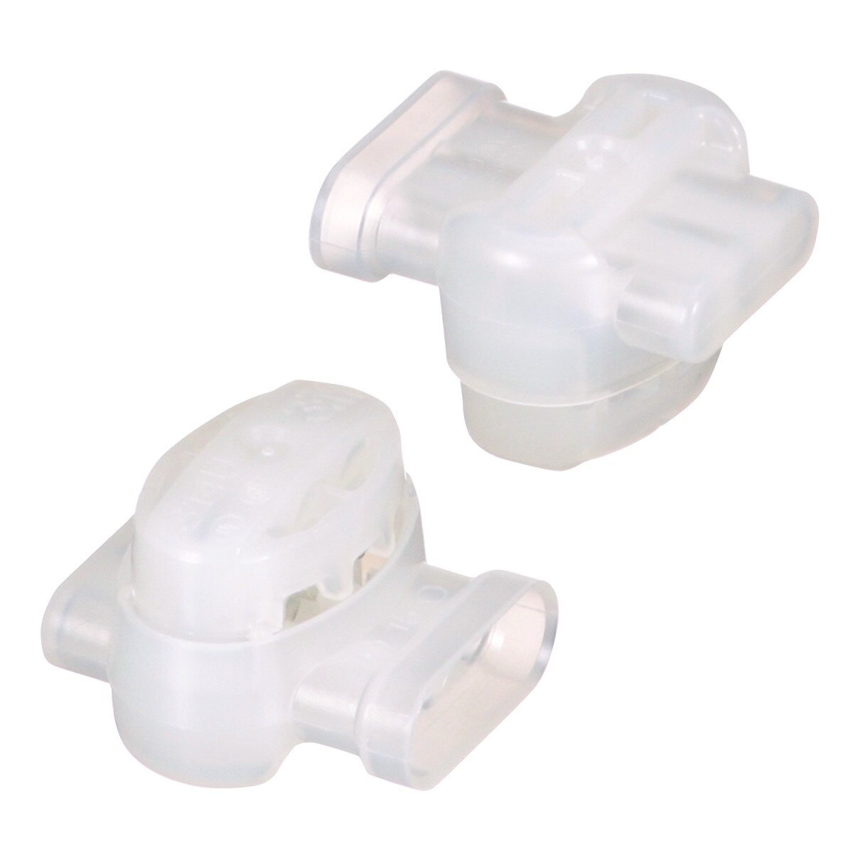 3M 314U-POUCH Electrical IDC Insulation Displacement Connector, Pigtail, Self Stripping, White, 22-14 AWG (7100175087) (500 Pack) - 5