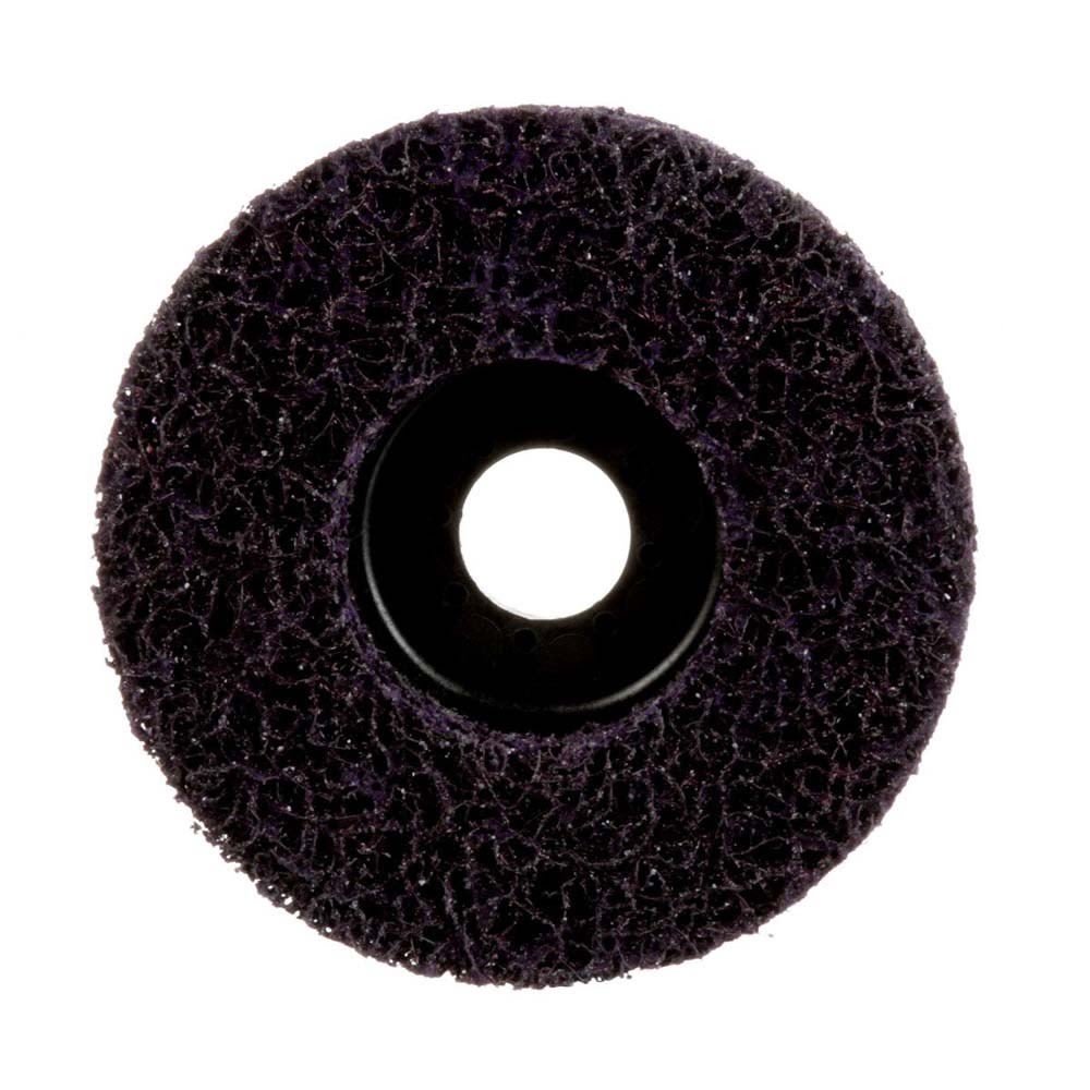 3M XO-DC Scotch-Brite Clean and Strip XT Pro Disc, SiC Extra Coarse, Purple, 4-1/2 in x 7/8 in, Type 27 (7100175393) (10 Pack) - 4