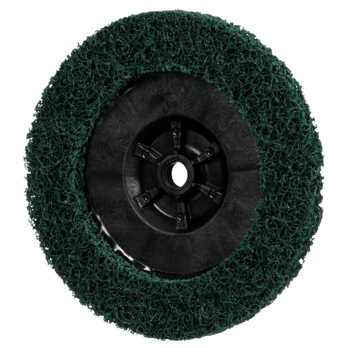 3M XC-DC Scotch-Brite Clean and Strip XT Pro Extra Cut Disc, A/O Extra Coarse, Green, 7 in x 5/8 in-11, Type 27 (7100175493) (5 Pack) - 4