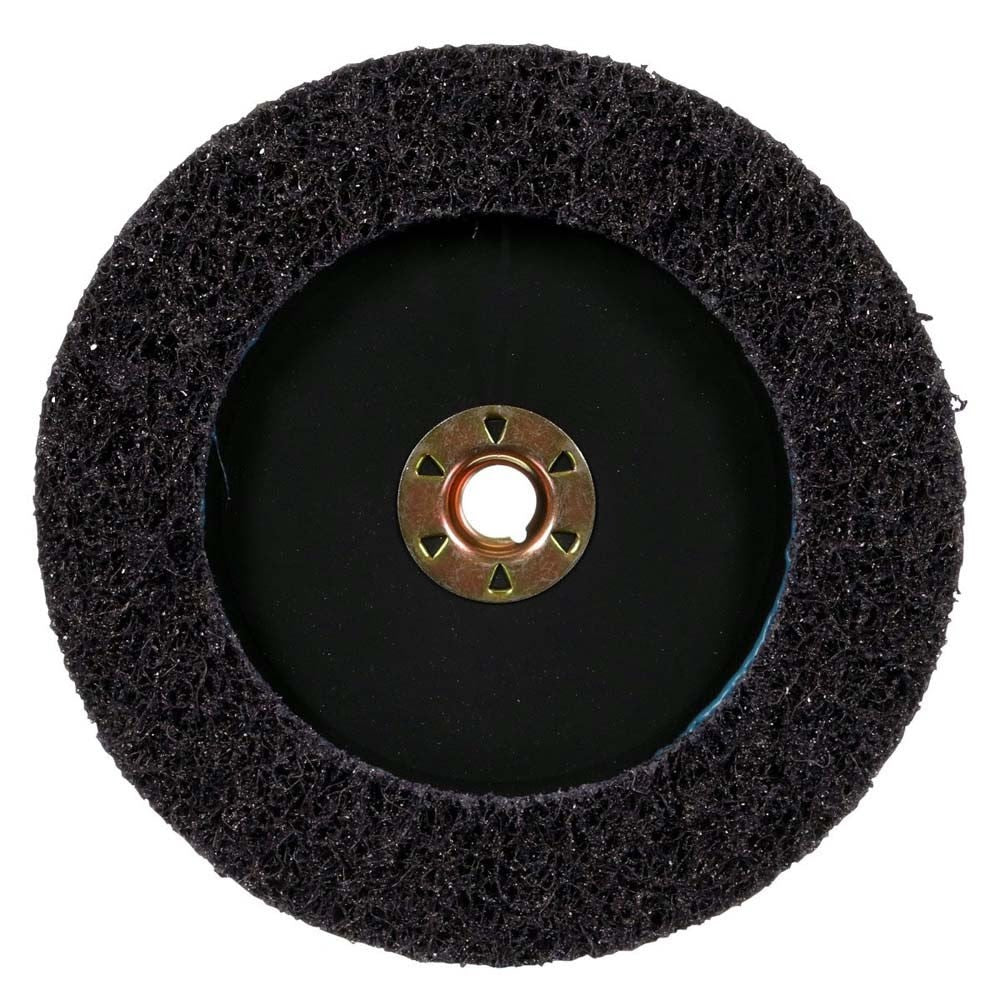 3M SB05589 Scotch-Brite Clean and Strip XT Pro TN Quick Change Disc, XO-DN, SiC Extra Coarse, Purple, 7 in x 5/8 in-11 (7100175514) (5 Pack) - 2