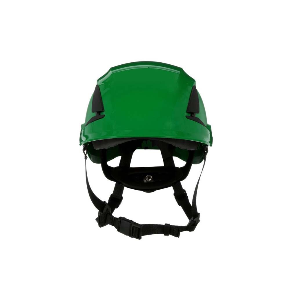3M 7100175573 SecureFit X5004-ANSI Safety Helmet, Non-Vented, Green, 6-Point Ratchet Suspension for Construction and Heavy Infrastructure - 2