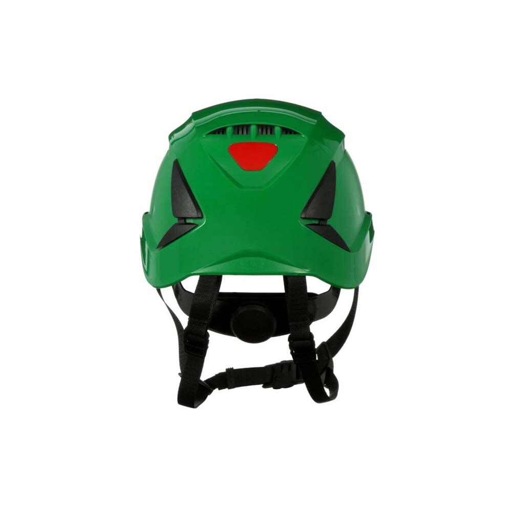 3M 7100175581 SecureFit X5004V-ANSI Safety Helmet, Vented Green with 6-Point Ratchet Suspension for Construction - 3