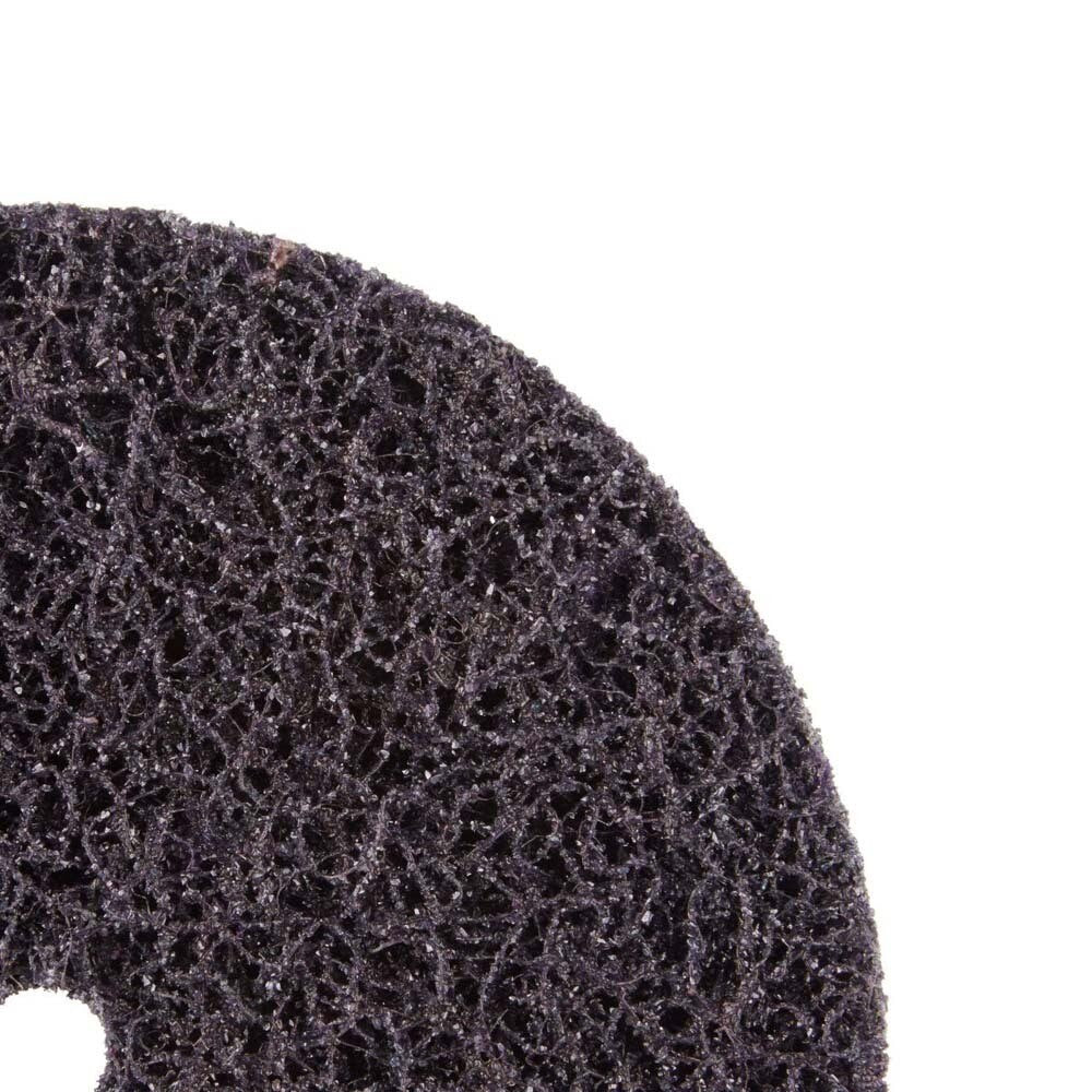 3M 7100176095 Scotch-Brite Clean and Strip XT Pro Disc, XO-DC, SiC Extra Coarse, Purple, 6 in x 1/2 in (15 Pack) - 4