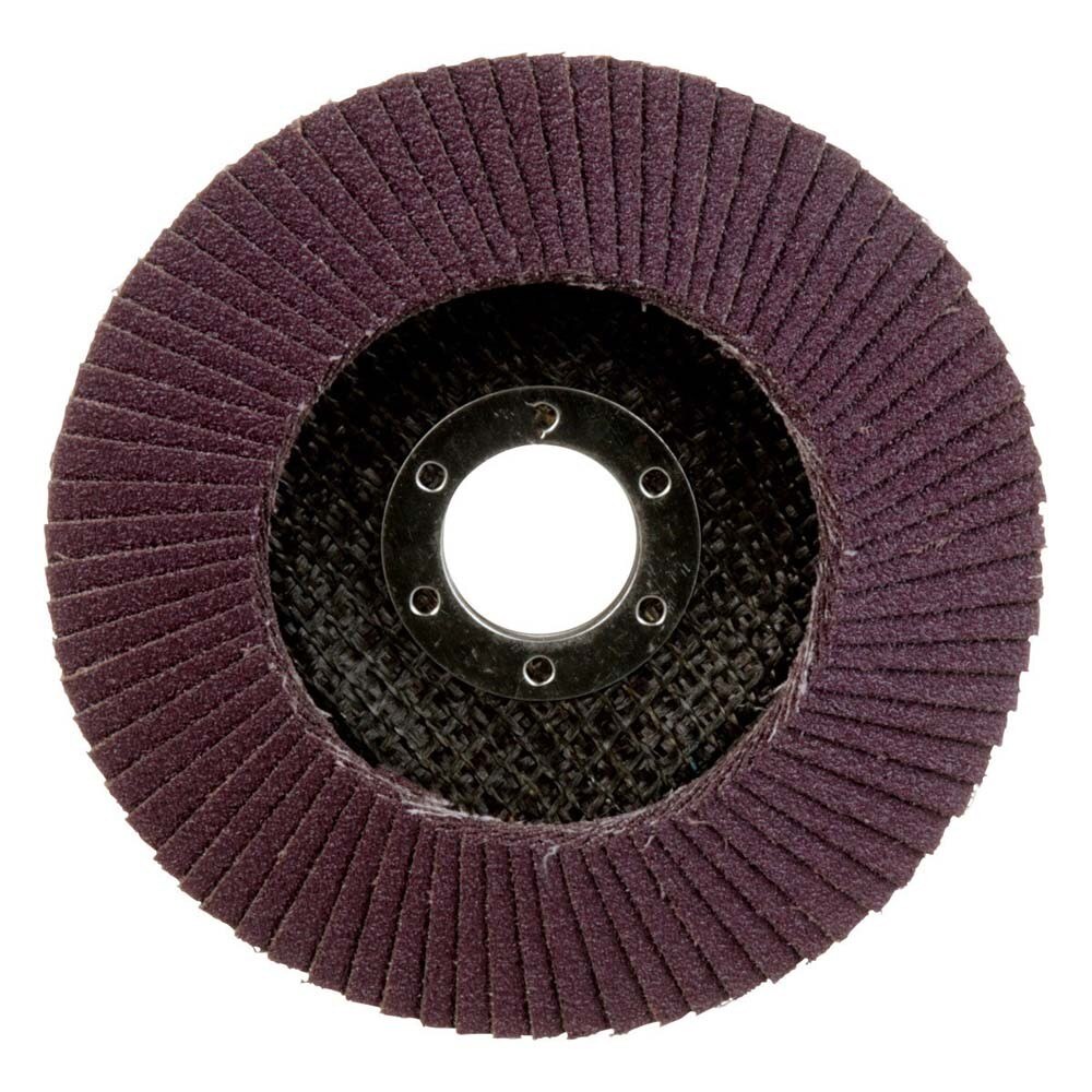 3M 7100178028 Flap Disc 769F, 80+, T29, 4-1/2 in x 7/8 in (10 Pack) - 5