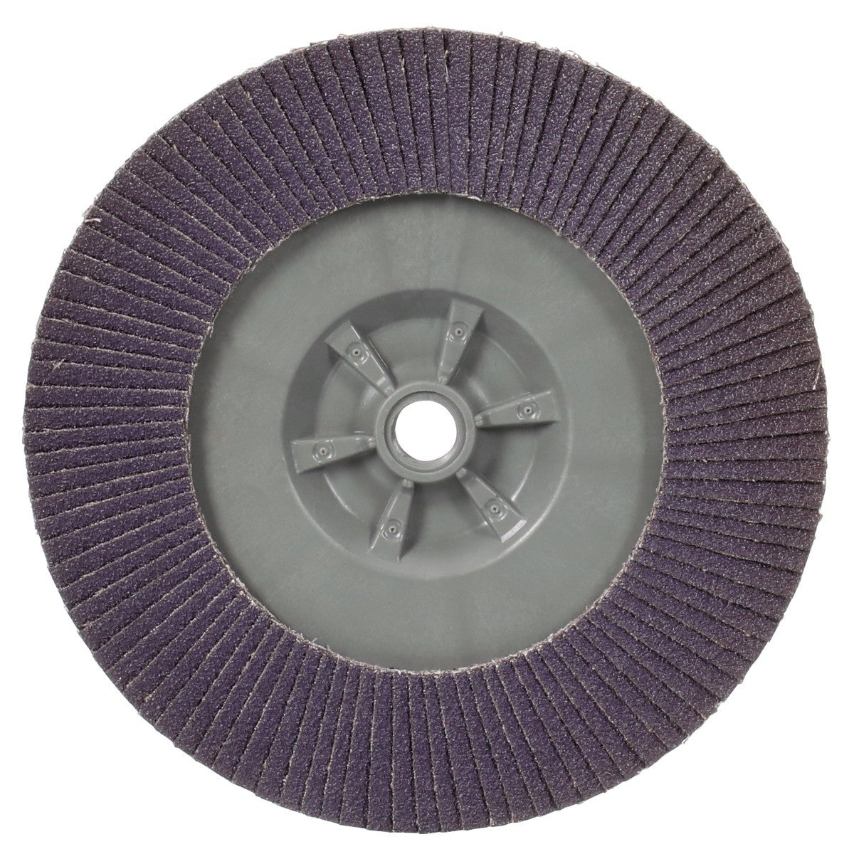 3M 769F Flap Disc, Type 27 Quick Change, Ceramic Precision-Shaped Grain, 60+, Purple, 7 in x 5/8 in-11 (7100178191) (5 Pack) - 4