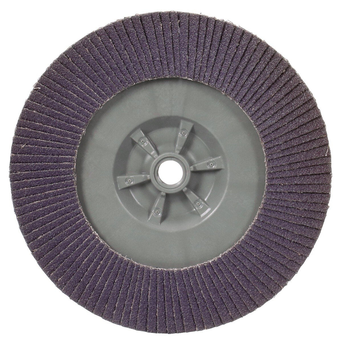 3M 769F Flap Disc, Type 27 Quick Change, Ceramic Precision-Shaped Grain, 60+, Purple, 7 in x 5/8 in-11 (7100178191) (5 Pack) - 4
