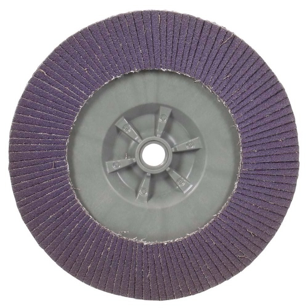 3M 769F Flap Disc Type 27 Quick Change, 80+ Grit, 7 in x 5/8-11 for Grinding and Finishing on Carbon and Stainless Steel (7100178236) (5 Pack) - 5