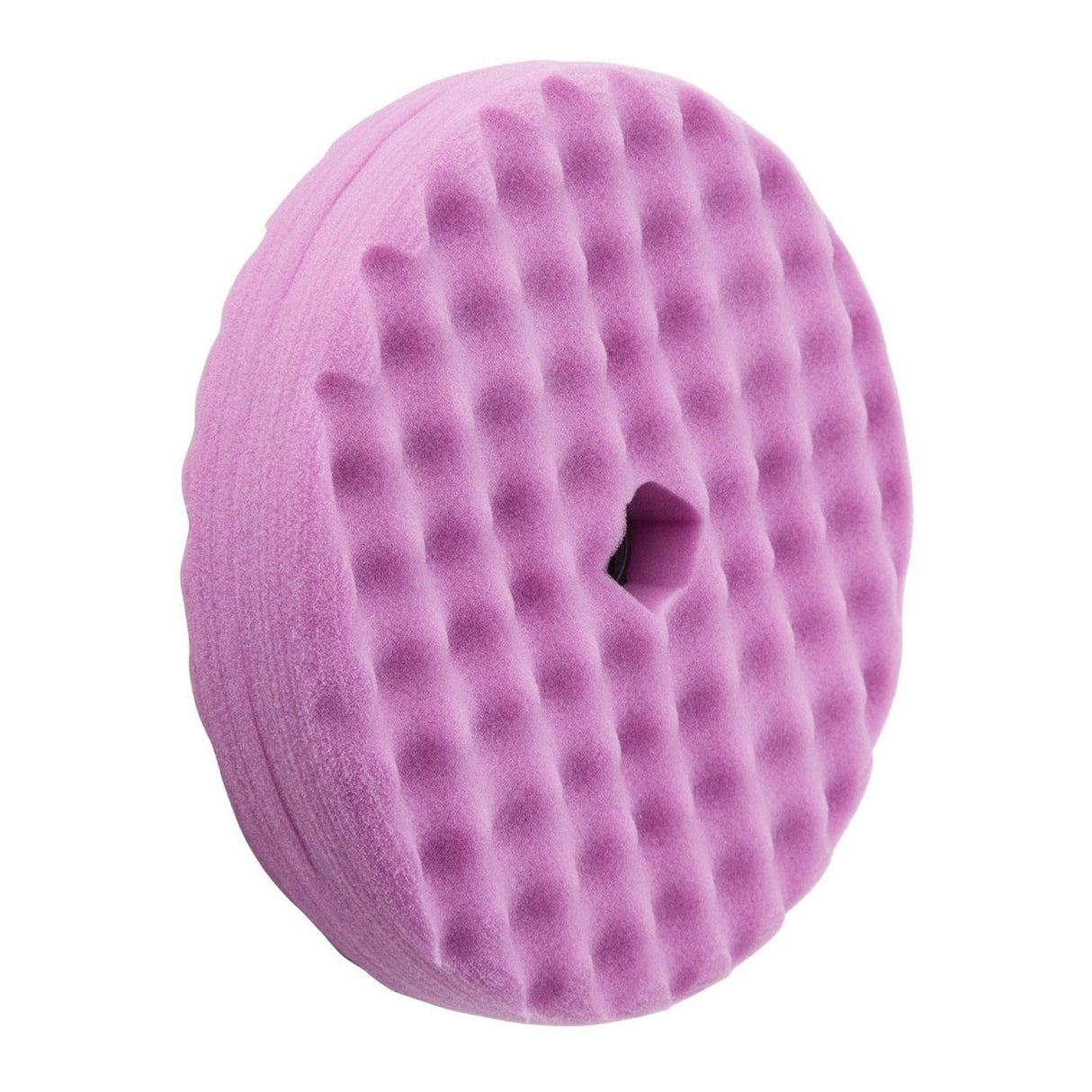 3M Perfect It 1 Step Foam Finishing Pad, Quick Connect, Waffle Face, Purple, 8 in (33035) (7100191416) (6 Pack) - 2