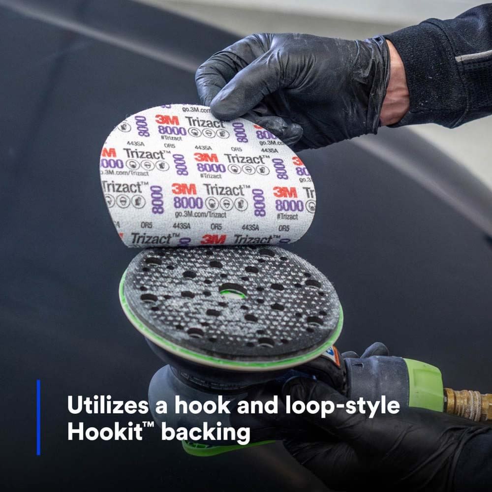 3M 30805 Trizact Hookit Foam Disc , 8000, 5 in (7100193766) (15 Pack) - 7