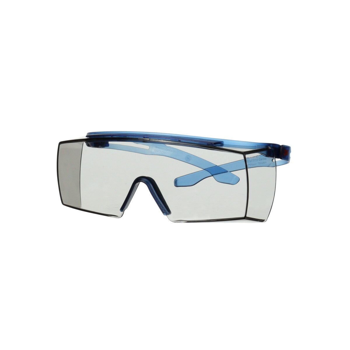 3M SF3707AS-BLU SecureFit 3700 Series OTG Safety Glasses, Anti Scratch, Indoor Outdoor Gray Lens, Blue Temple (7100203195) (10 Pack) - 8