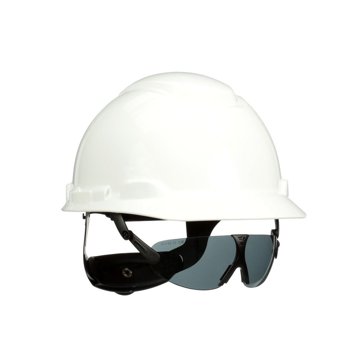 3M HIE602AF Integrated Protective Eyewear Gray Anti-Fog Lens Hard Hat Attachment (7100205236) (20 Pack) - 2