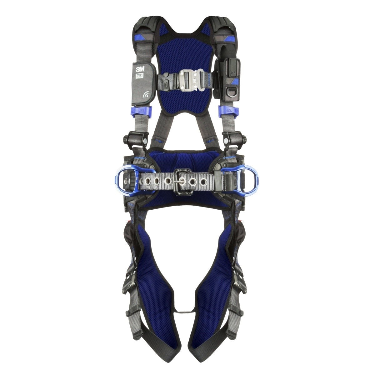 DBI Sala 1113124 Comfort Construction Positioning Safety Harness, Gray, Medium, Aluminum Back and Hip D-Rings, Auto-locking Quick Connect Buckles (7100210165)