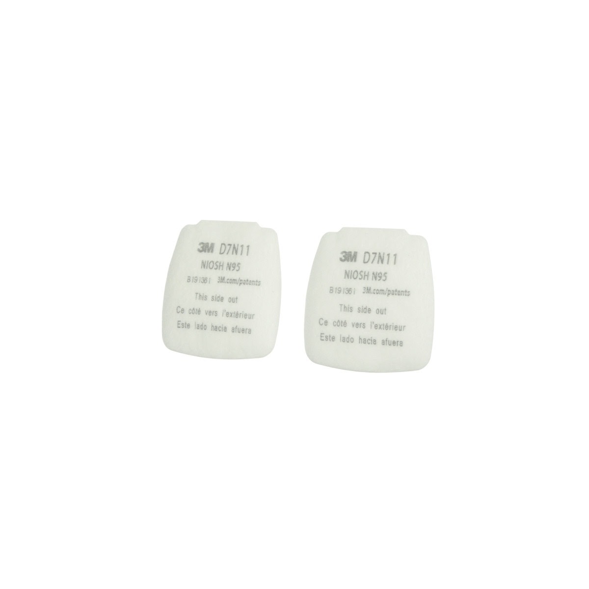 3M D7N11 Secure Click Particulate Filter N95 (7100213450) (200 Pack) - 3