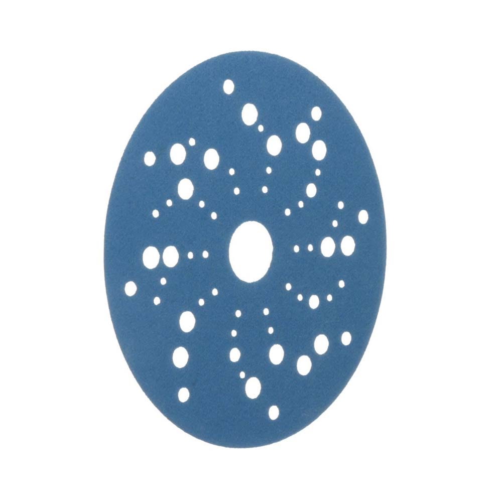 3M 7100215945 Hookit Blue Abrasive Disc 321U 36165 5 in 320 Multi-hole Discs (50 Pack) - 3