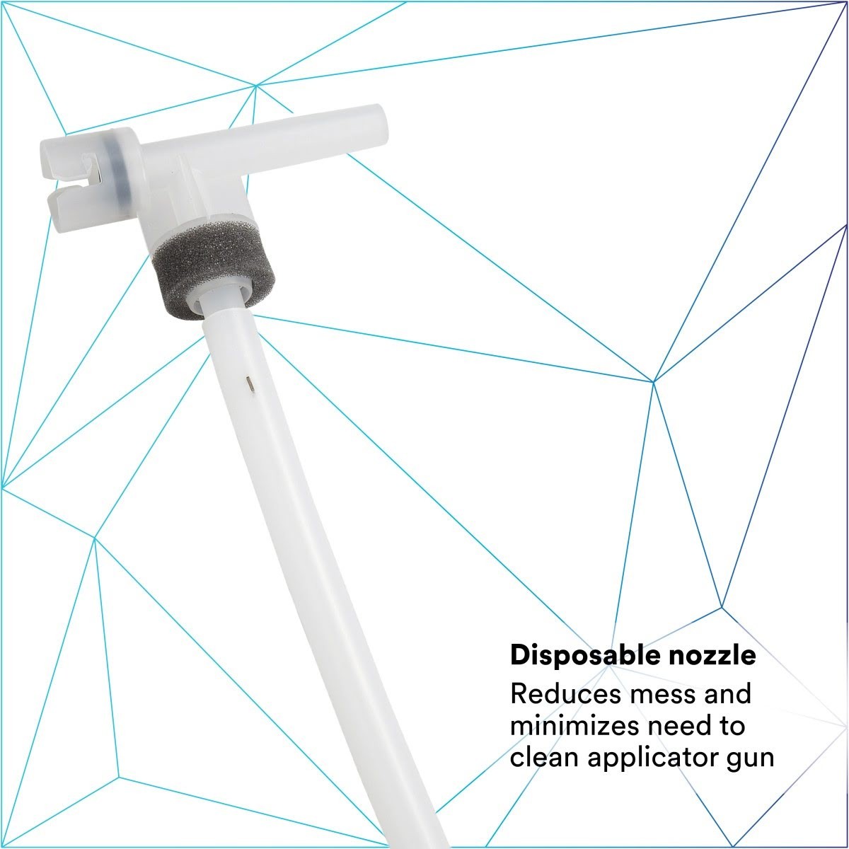 3M 08966 No Cleanup Replacement Nozzles High Performance Disposable Plastic Nozzle (7100217990) (32 Pack) - 7