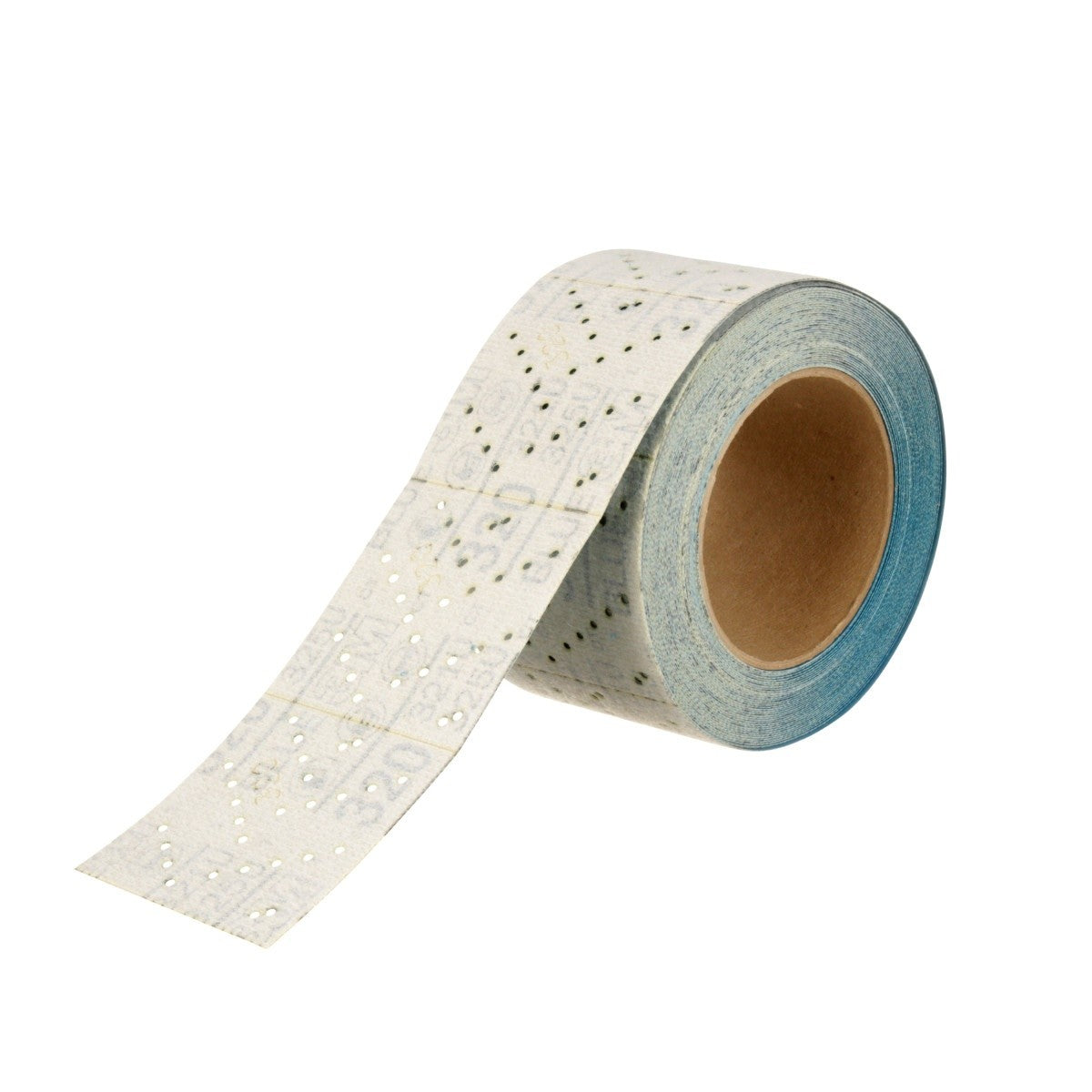 3M 321U 36195 Hookit Blue Abrasive Sheet Roll, Multi-Hole, 320 Grit, 2-3/4 in x 13 yd, Automotive Sanding (7100219220) (4 Pack) - 10