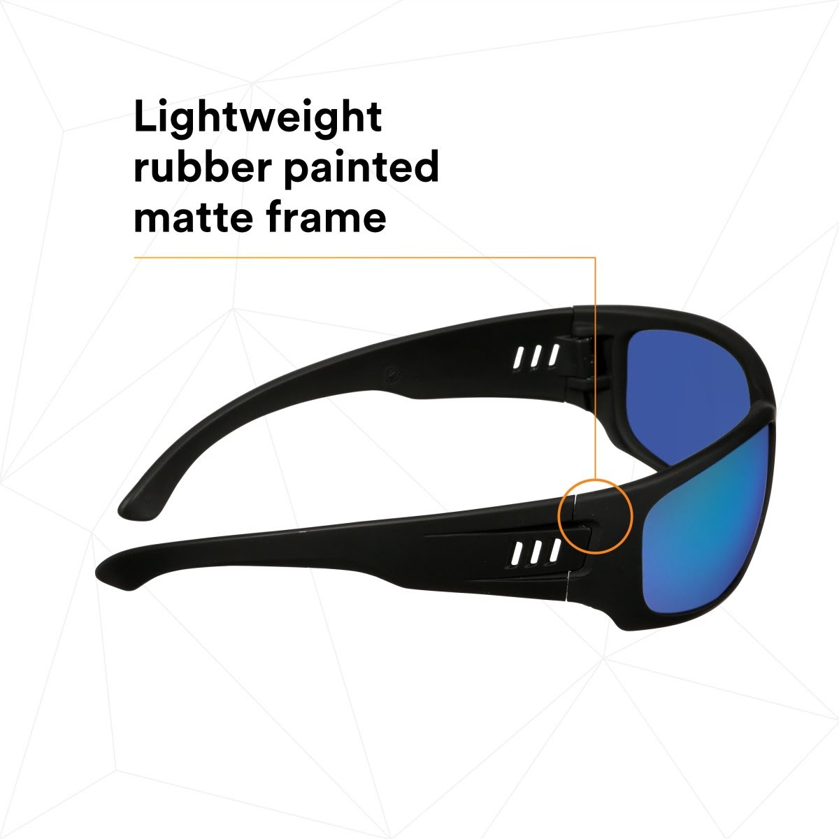 3M MXE1029AF-BLK 1000 Series Safety Glasses, Black Frame, Blue-Violet Mirror Lens, Anti-Fog Anti-Scratch Coating (7100222270) (20 Pack) - 5