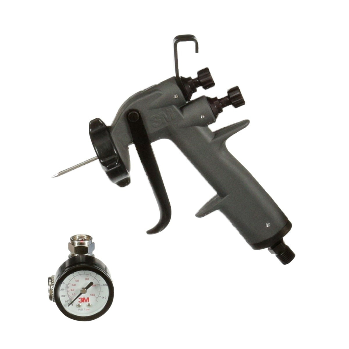3M PPS Performance Spray Gun with Air Control Valve Kit, Gray (26832) (7100228104) (4 Pack)
