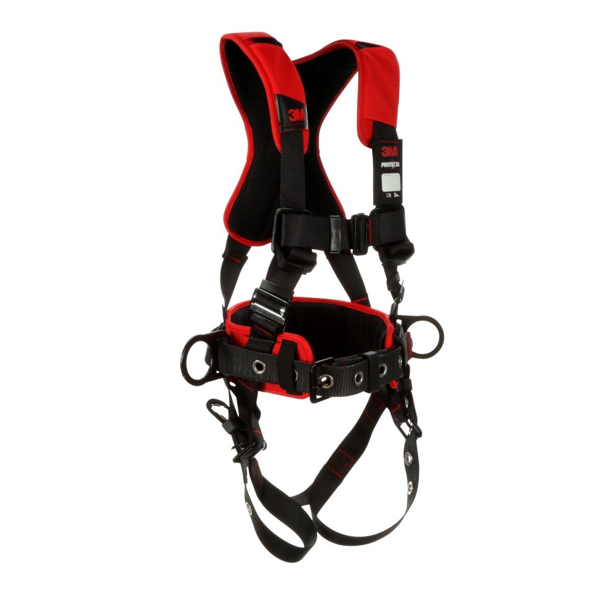 3M 1161205 PROTECTA Comfort Construction Style Positioning Safety Harness, Black, Medium Large (7100232012) (60 Pack) - 2