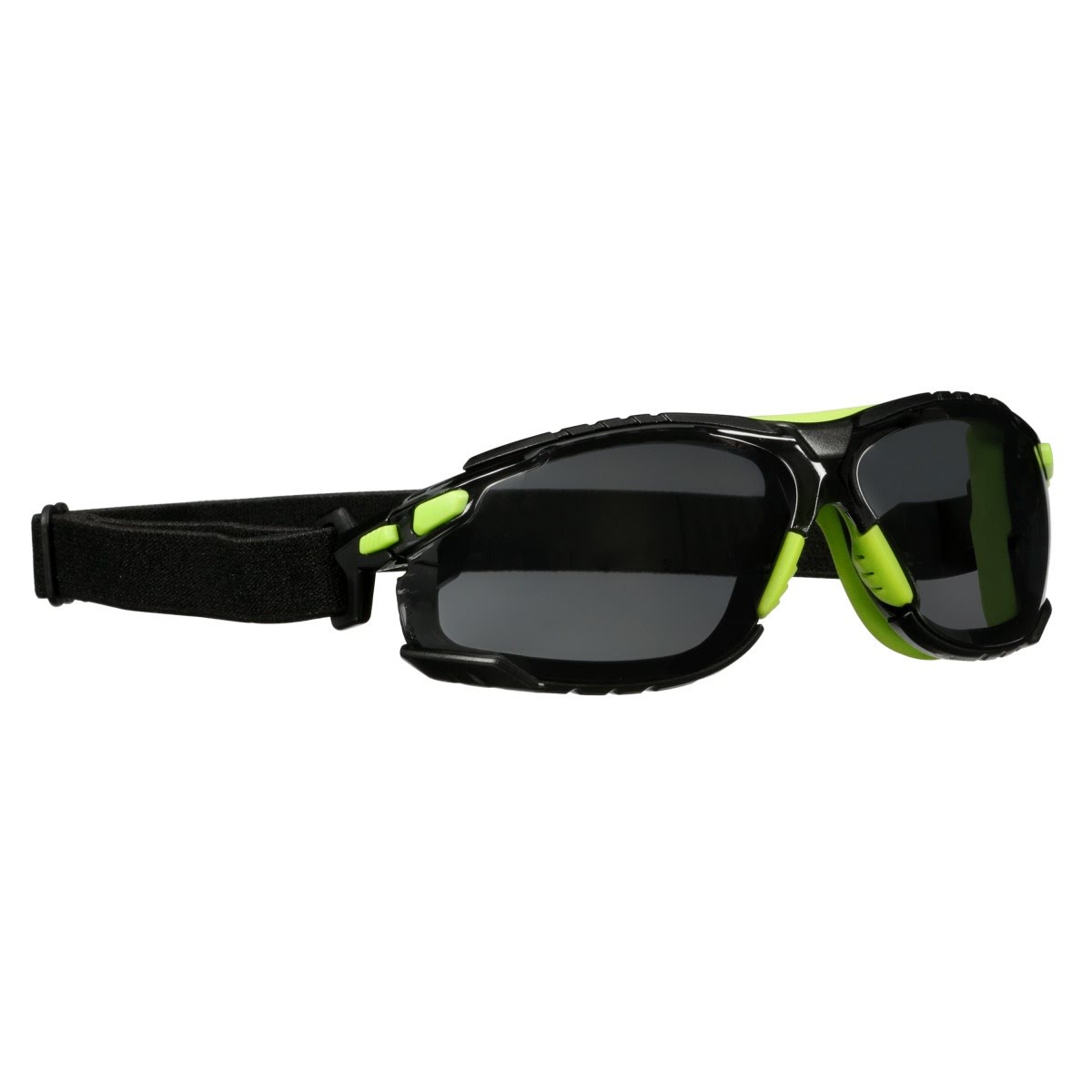 3M S1202SGAF-TSKT Solus 1000 Series Safety Glasses, Green Black, Gray Anti Fog Anti Scratch Lens, TPE Gasket with Strap (7100235154) (20 Pack) - 8
