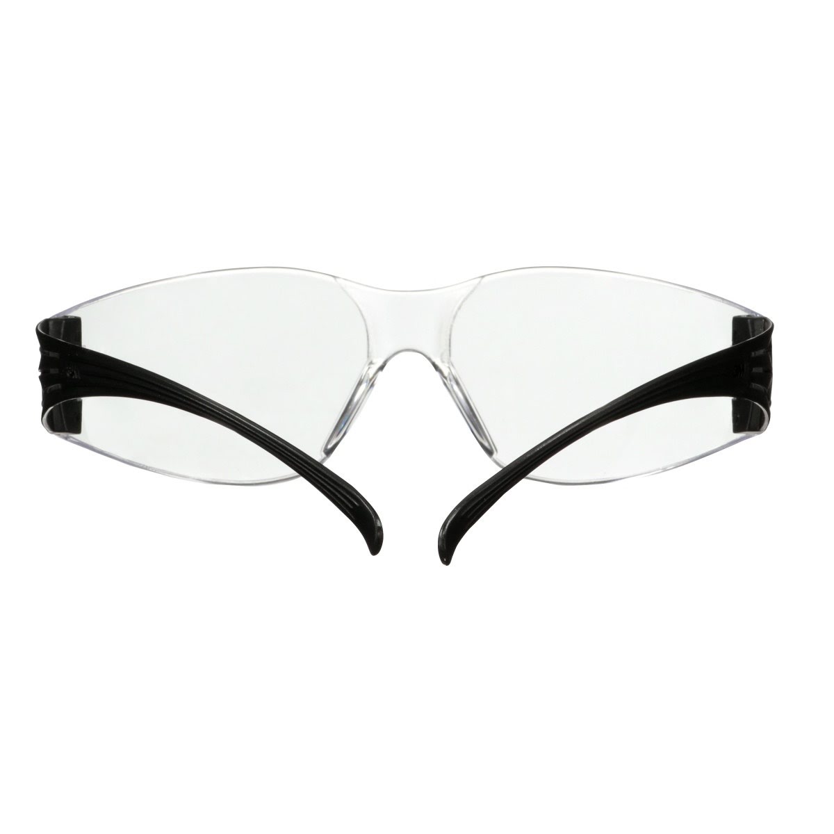 3M SecureFit 100 Series Safety Glasses Clear Anti-Scratch Lens Black Temples (7100238171) (100 Pack) - 7