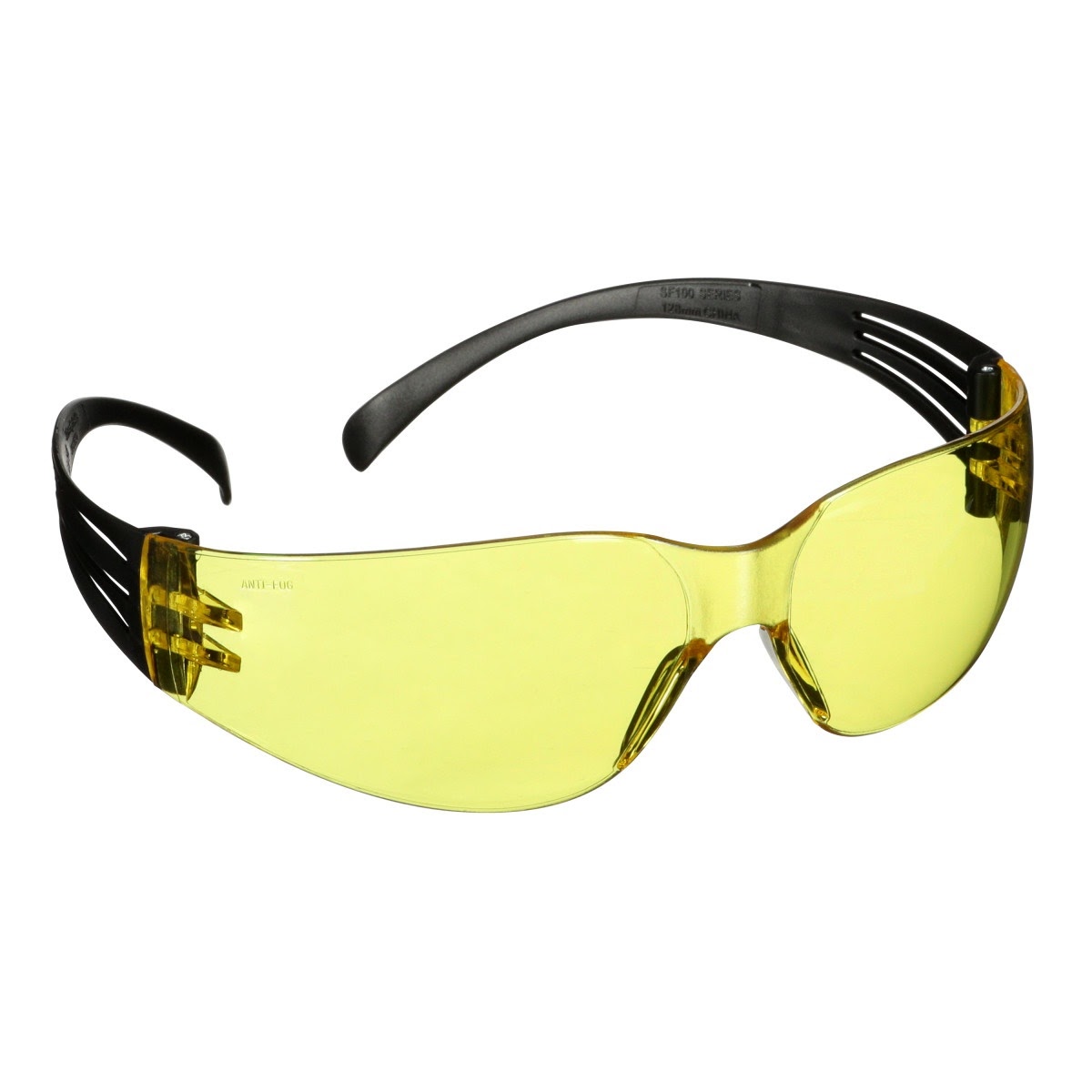 3M SF103AF-BLK SecureFit 100 Series, Black Temples, Amber Anti-Fog/Anti-Scratch Lens (7100238183) (20 Pack) - 10