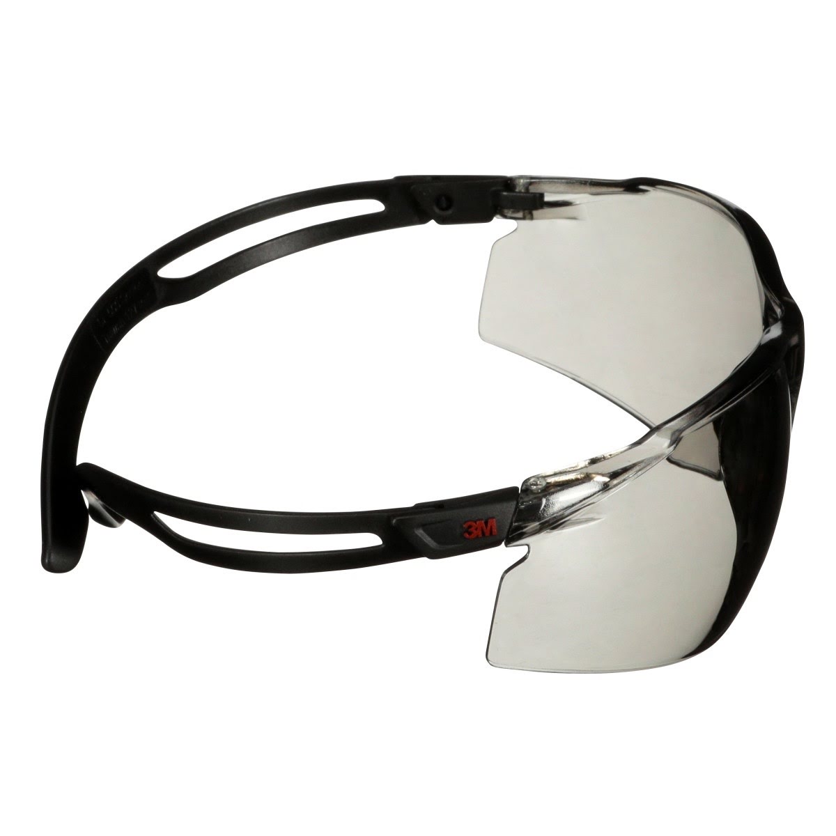 3M SF507SGAF-BLK SecureFit 500 Safety Glasses Anti Fog Coating IO Gray Lens Black Frame ANSI Z87 (7100239091) (20 Pack) - 7