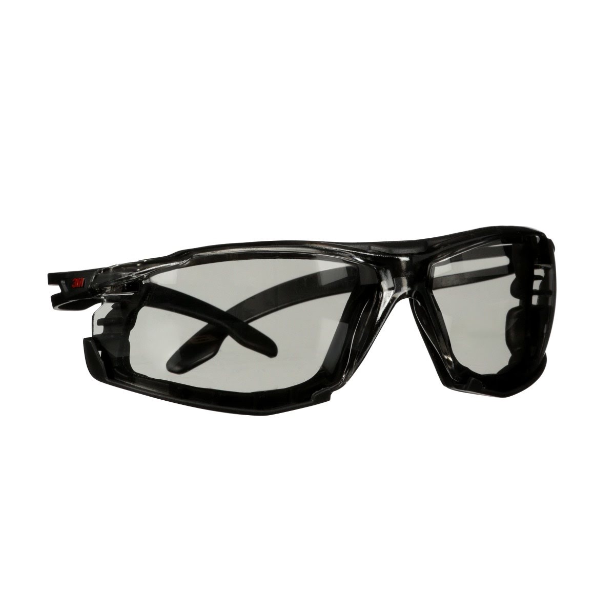 3M SF507SGAF-BLK-FM SecureFit 500 Series Safety Glasses, Anti-Fog Coating, Indoor/Outdoor Gray Lens, Black Frame with Foam Gasket (7100239092) (20 Pack) - 3