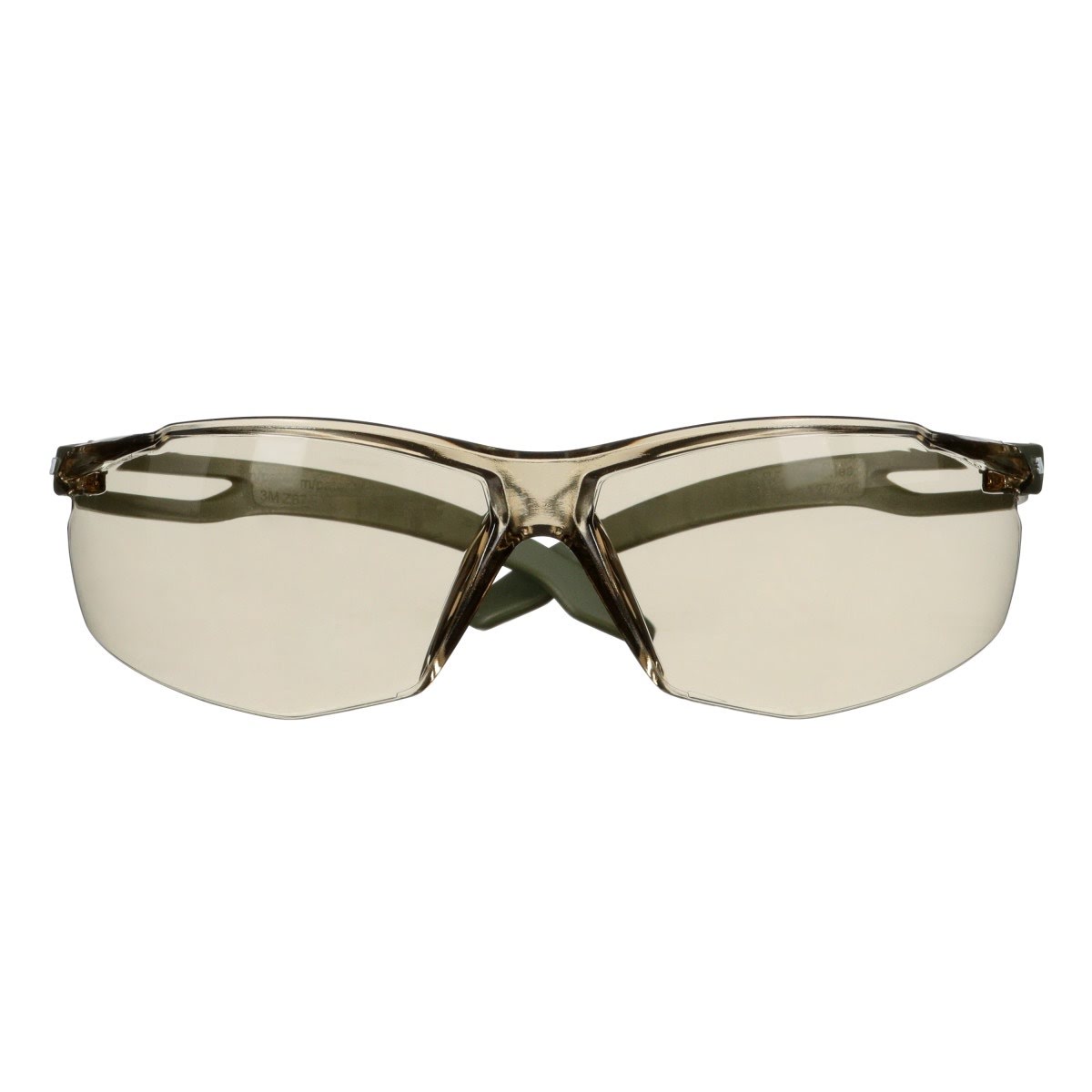 3M SecureFit 500 Series Safety Glasses, Scotchgard Anti Fog Coating, Anti Scratch, Light Brown Lens, Olive Frame, ANSI Z87.1-2020 (SF528SGAF-DGR) (7100239191) (20 Pack)