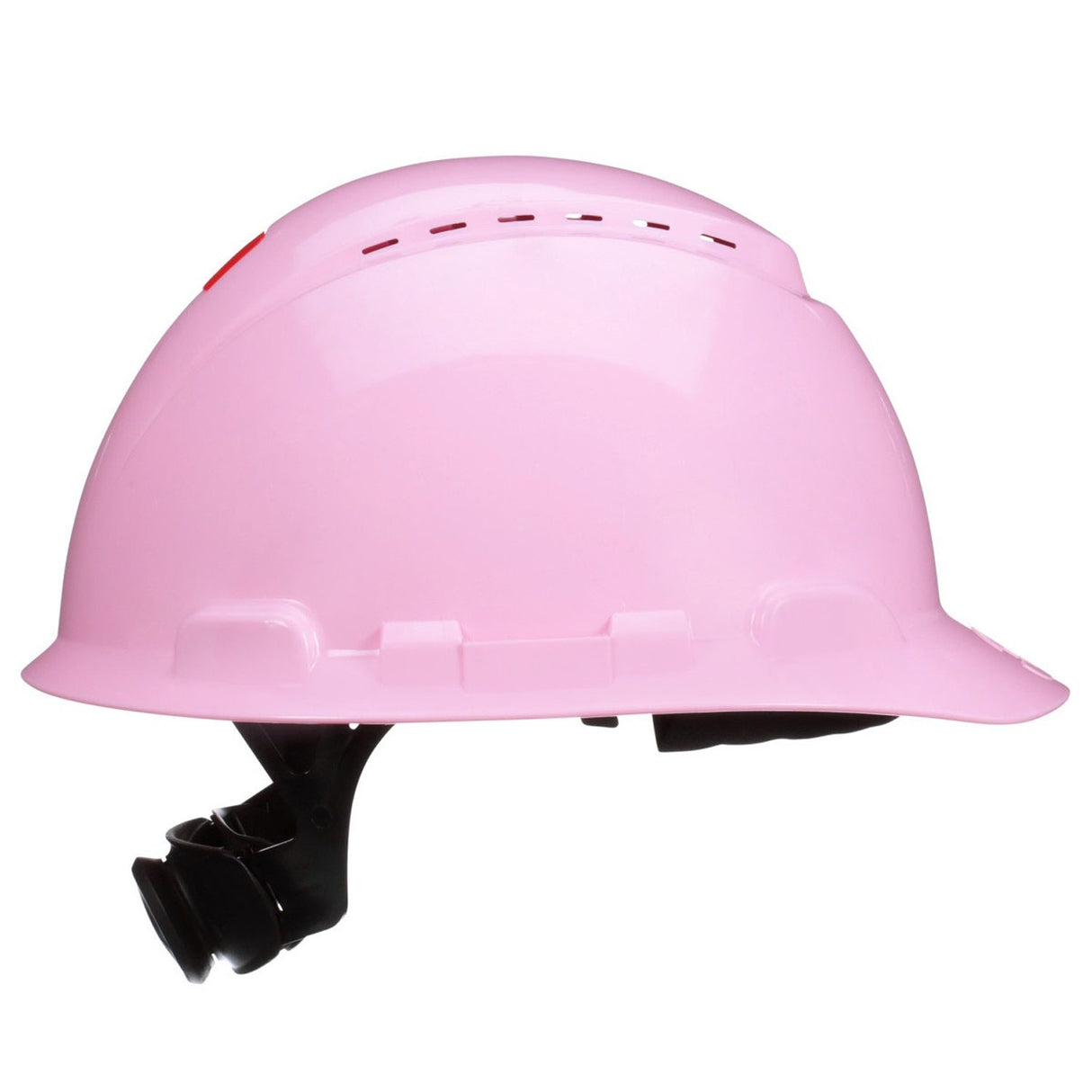3M H-713SFV-UV SecureFit Cap Style Hard Hat, Pink, Vented, Uvicator Sensor, 4-Point Ratchet Suspension, ANSI Z89.1, Medium (7100240026) (20 Pack) - 2