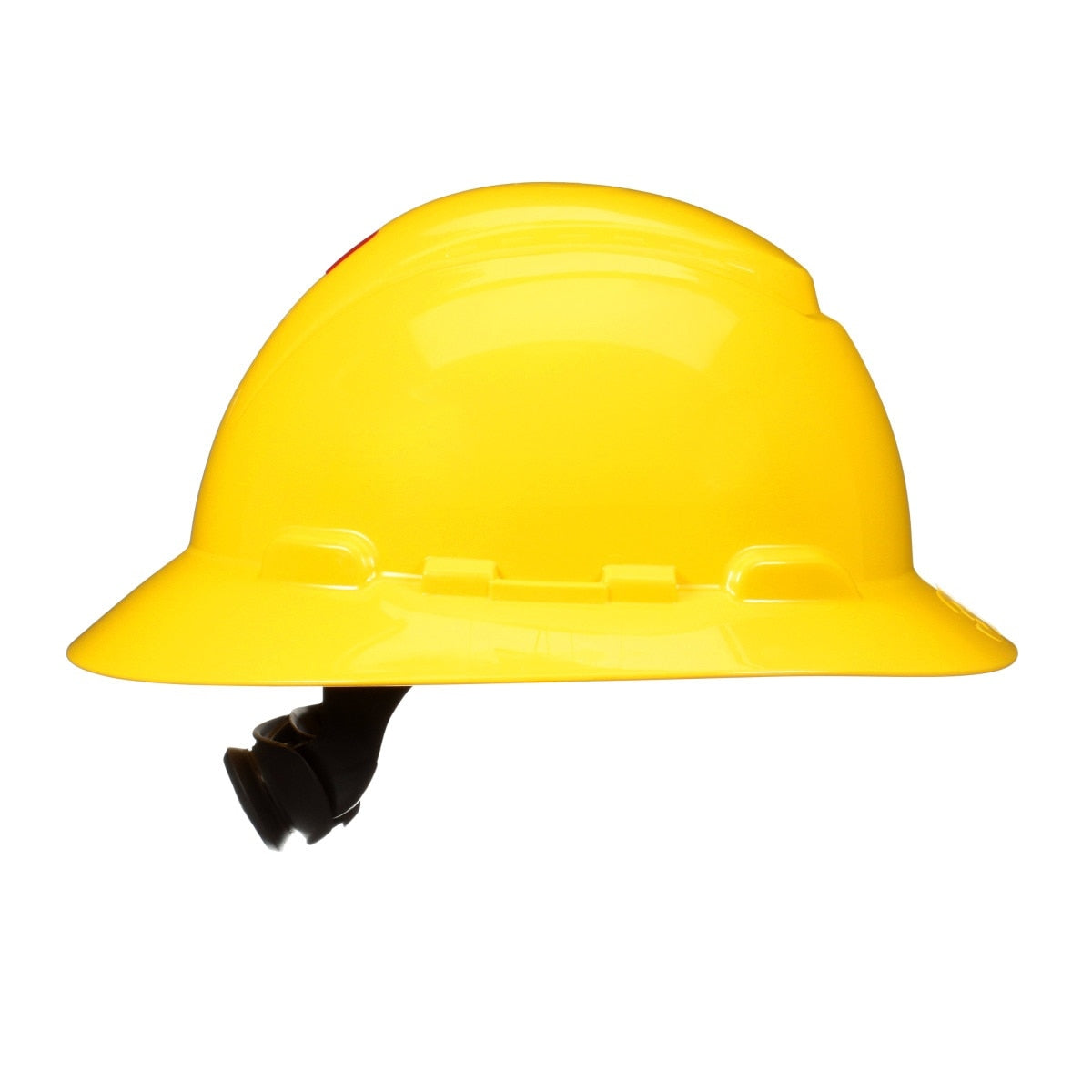 3M H-802SFR-UV SecureFit Full Brim Hard Hat, Yellow, Non-Vented, 4-Point Pressure Diffusion Ratchet Suspension, with UVicator Sensor (7100240029) (20 Pack) - 4