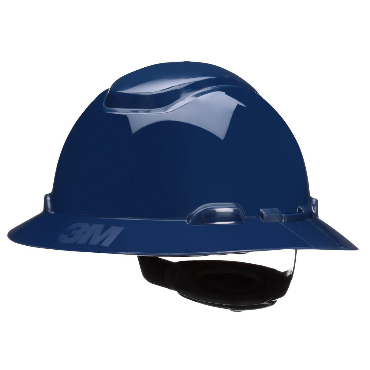 3M SecureFit Full Brim Hard Hat, Navy Blue, Non-Vented, UVicator Sensor, 4-Point Pressure Diffusion Ratchet Suspension, ANSI Z89.1 (H-810SFR-UV) (7100240037) (20 Pack) - 2